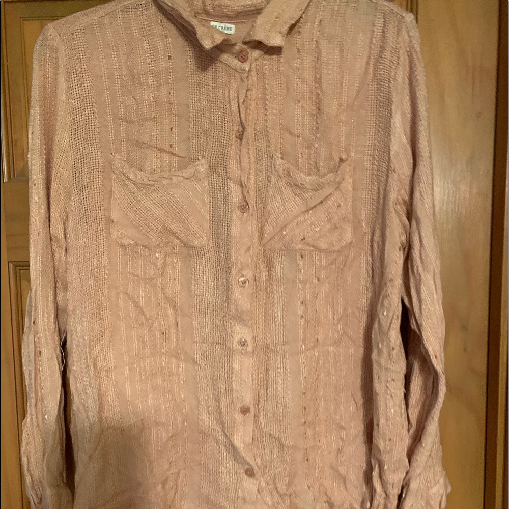 Long sleeve button dress up shirt